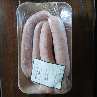 Pack of Pork & Leek Sausages (Gluten Free)  "FRESH TILL 31ST JANUARY" Frozen available.